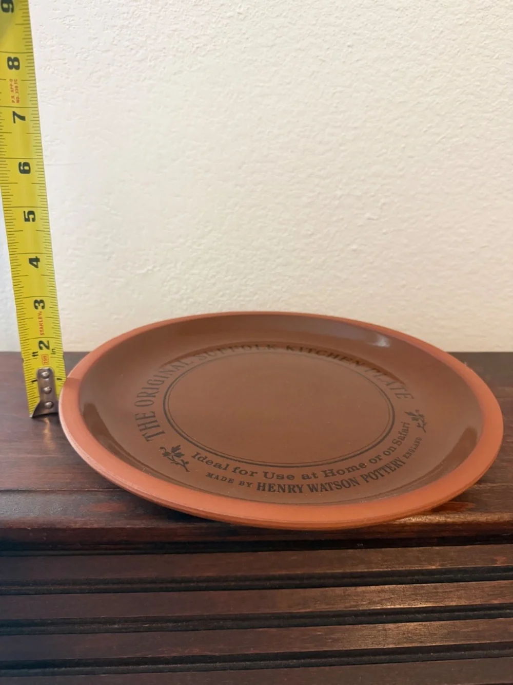 Henry Watson Pottery Kitchen Plate